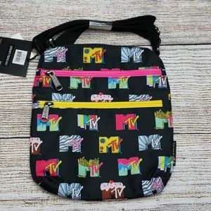 Loungefly MTV Retro Logo Passport Bag